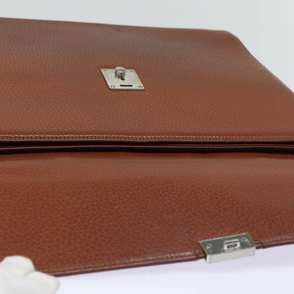 BURBERRY Hand Bag Leather Brown Auth ti1869 - Picture 16 of 16